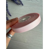 Репс 0,9 см, блідо-рожевий РУЛОН 22,5 метра