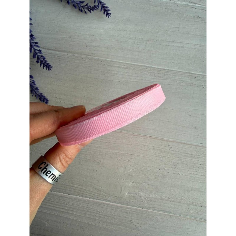 Репс 0,9 см, рожевий  22,5 метра