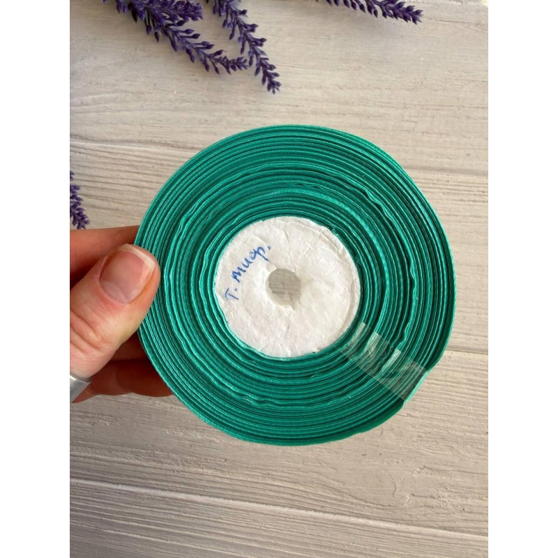 Репс 0,9 см, темний тіффані 22,5 метра