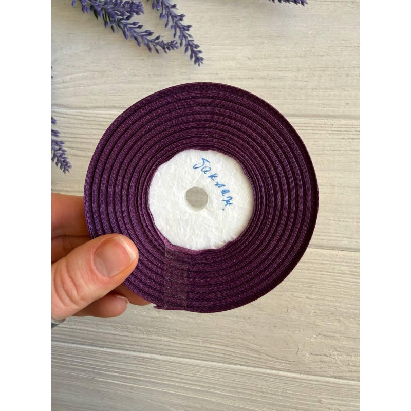 Репс 0,9 см, баклажан  22,5 метра