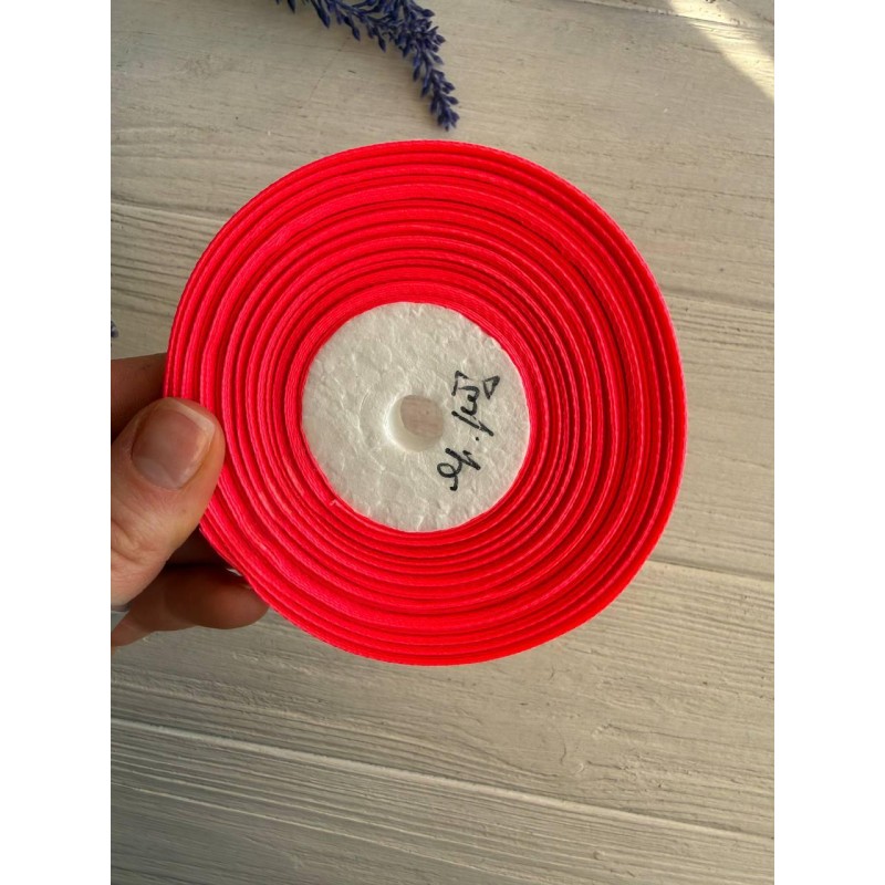 Репс 0,9 см, яскраво-рожевий 22,5 метра