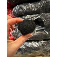 Помпоны нейлоновые "  4 см " черные   250 шт