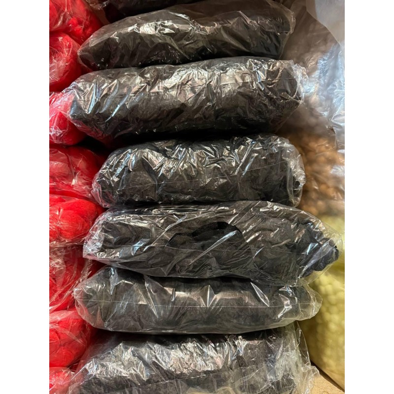 Помпони нейлонові "4 см" чорні 250 шт.