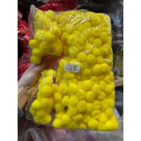 Помпоны нейлоновые "  3 см " желтые   250 шт