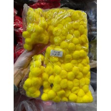 Помпони нейлонові "3 см" жовті 250 шт