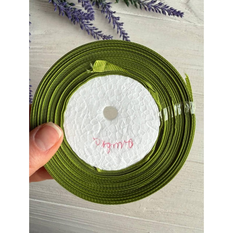 Репс 0,6 см оливковий  22,5 метра