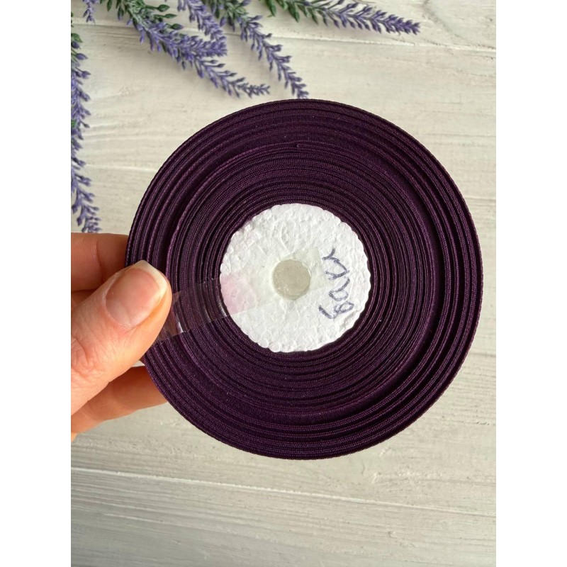 Репс 0,6 см баклажан 22,5 метра