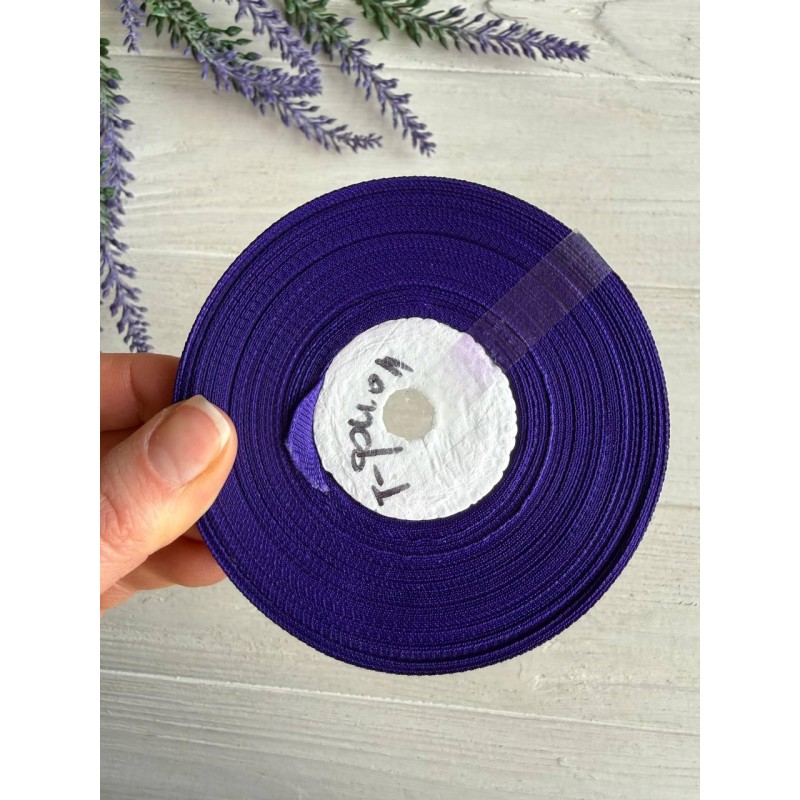 Репс 0,6 см темно-фіолетовий 22,5 метра