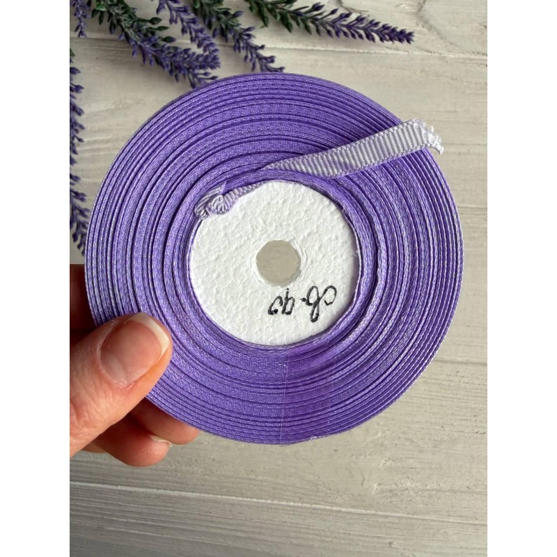 Репс 0,6 см світло-фіолетовий 22,5 метра