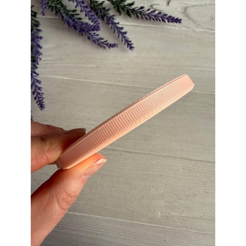 Репс 0,6 см персиковий 22,5 метра