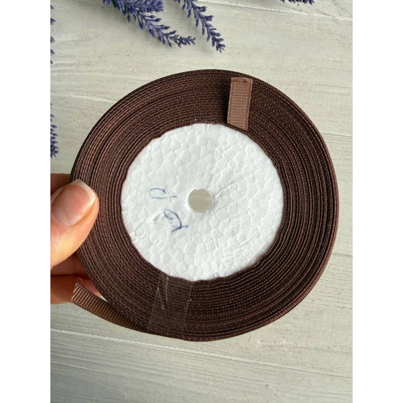 Репс 0,6 см, коричневий 22,5 метра