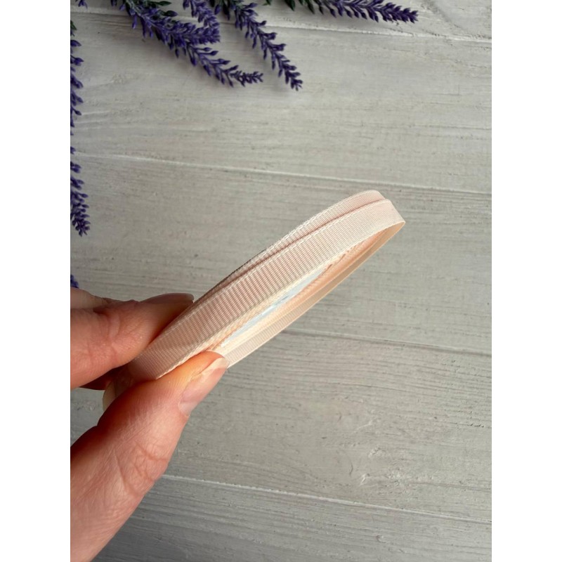 Репс 0,6 см, світло-персиковий 22,5 метра