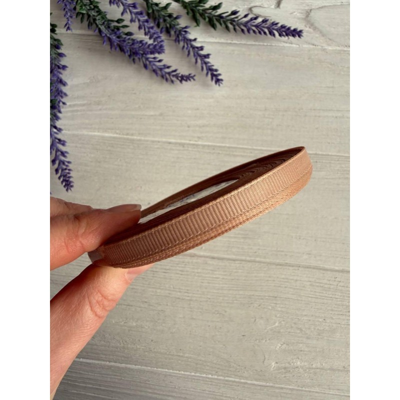 Репс 0,6 см світло-коричневий 22,5 метра