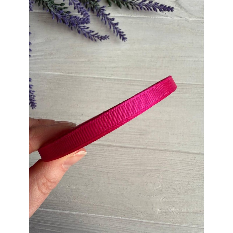 Репс 0,6 см, малиновий22,5 метра