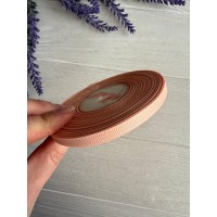 Репс 0,6 см бежево персиковий 22,5 метра