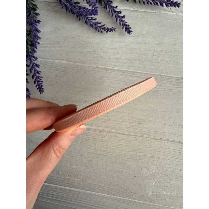 Репс 0,6 см бежево персиковий 22,5 метра