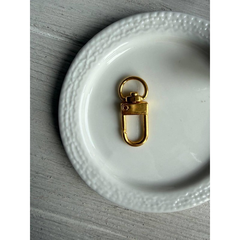 Карабин  " 34 мм " яскраве золото  1 шт