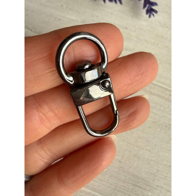 Карабін " Преміум 34 мм " темний нікель1 шт