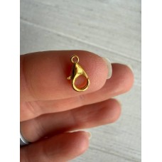 Карабін маленький 10 мм  золото  1 шт