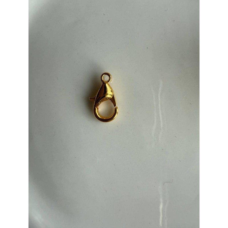 Карабін маленький 10 мм  золото  1 шт