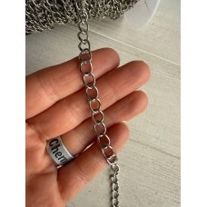 Ланцюжок 3,5 * 4 мм срібло  50 см