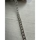 Ланцюжок 6*8 мм срібло  50 см