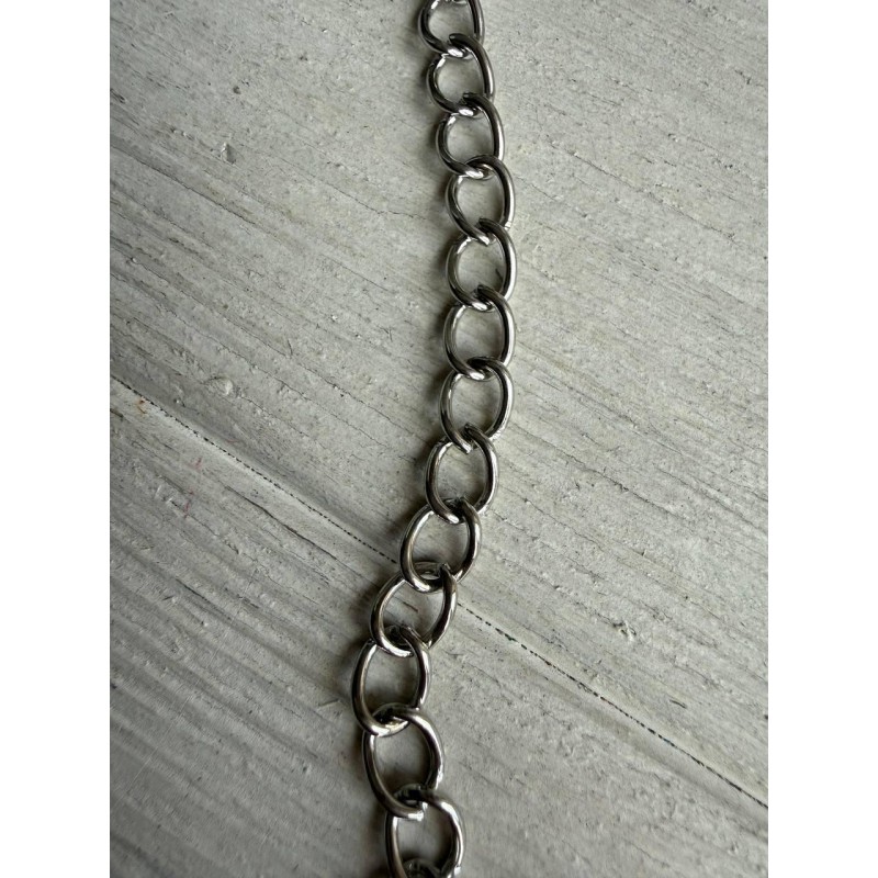 Ланцюжок 6*8 мм срібло  50 см