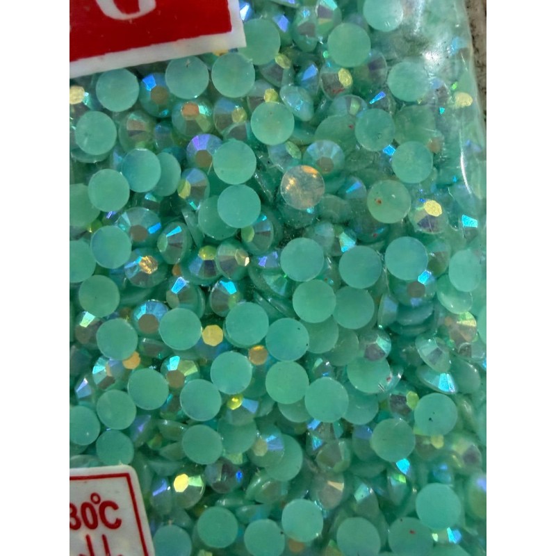 Стрази АВ непрозорі 5 мм бірюза 30 000 шт