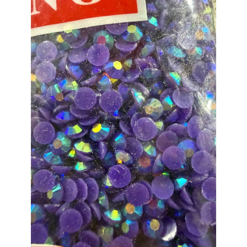 Стрази АВ непрозорі 5 мм темно фіолетові 30 000 шт