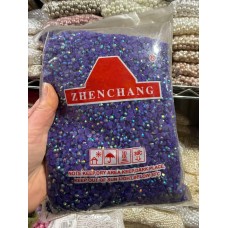 Стрази АВ непрозорі 5 мм темно фіолетові 30 000 шт