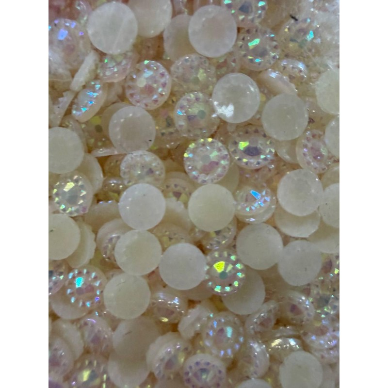 Стрази АВ непрозорі " Квітка " 5 мм бежеві 30 000 шт