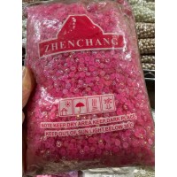 Стразы АВ непрозрачные " Цветок " 5 мм малиновые 30 000 шт