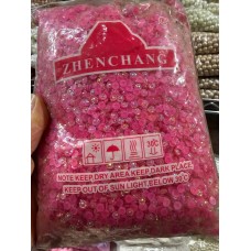 Стрази АВ непрозорі " Квітка " 5 мм малинові 30 000 шт