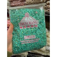 Стразы АВ непрозрачные 6 мм бирюза 10 000 шт