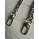 Ручка ланцюжок з карабіном № 28, срібло 40 см