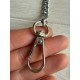 Ручка цепочка  с карабином  № 41 серебро 44 см