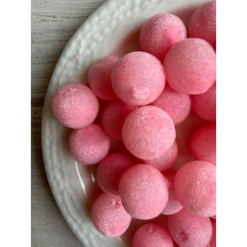 Намистини " Бархатні № 2 " 10 мм рожеве омбре 250 грам