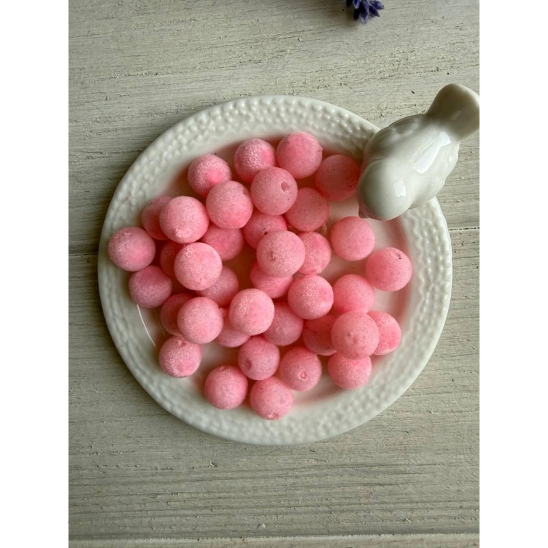 Намистини " Бархатні № 2 " 10 мм рожеве омбре 250 грам