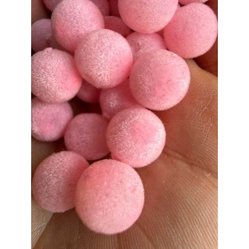 Намистини " Бархатні № 2 " 10 мм рожеве омбре 250 грам