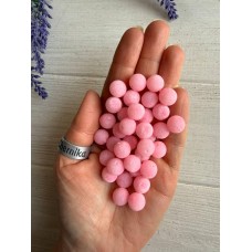 Намистини " Бархатні № 2 " 10 мм рожеве омбре 250 грам