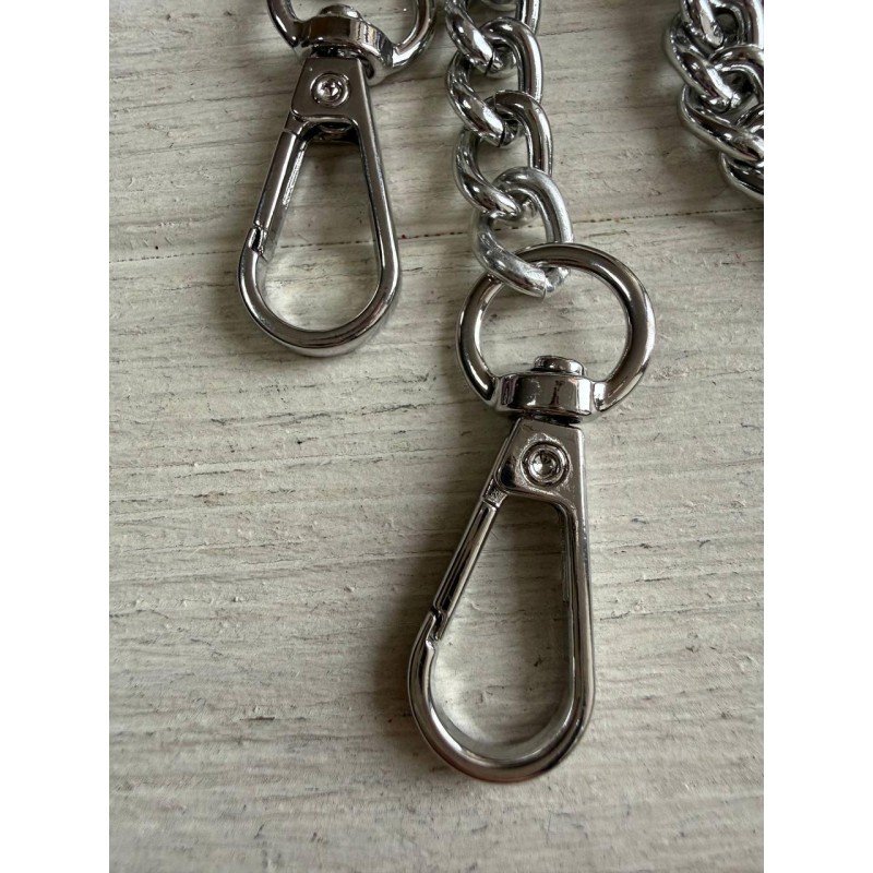 Комплект Ланцюжок з карабіном № 29, срібло 120 см