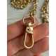 Комплект Ланцюжок з карабіном № 30, золото 120 см