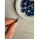 Стрази в цапах пришивні Крапля 14*10 мм сині 10 шт
