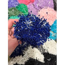 Тичинки двосторонні, темно сині 1650 - 1700 ниток