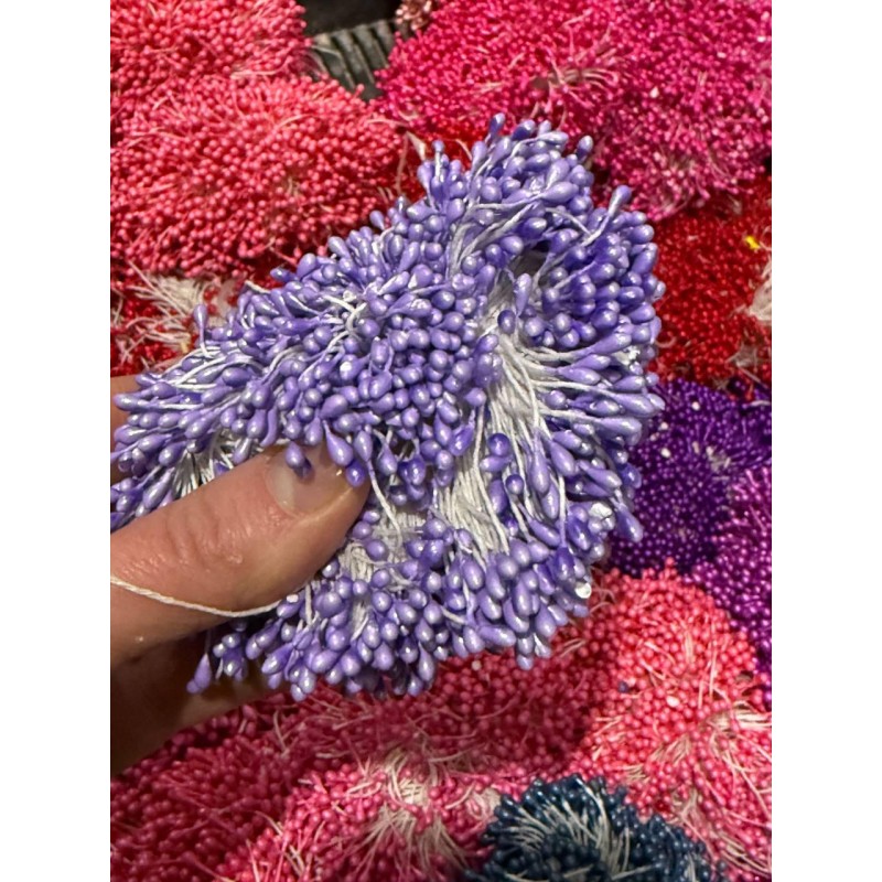 Тичинки двосторонні, світло фіолетові 1650 - 1700 ниток