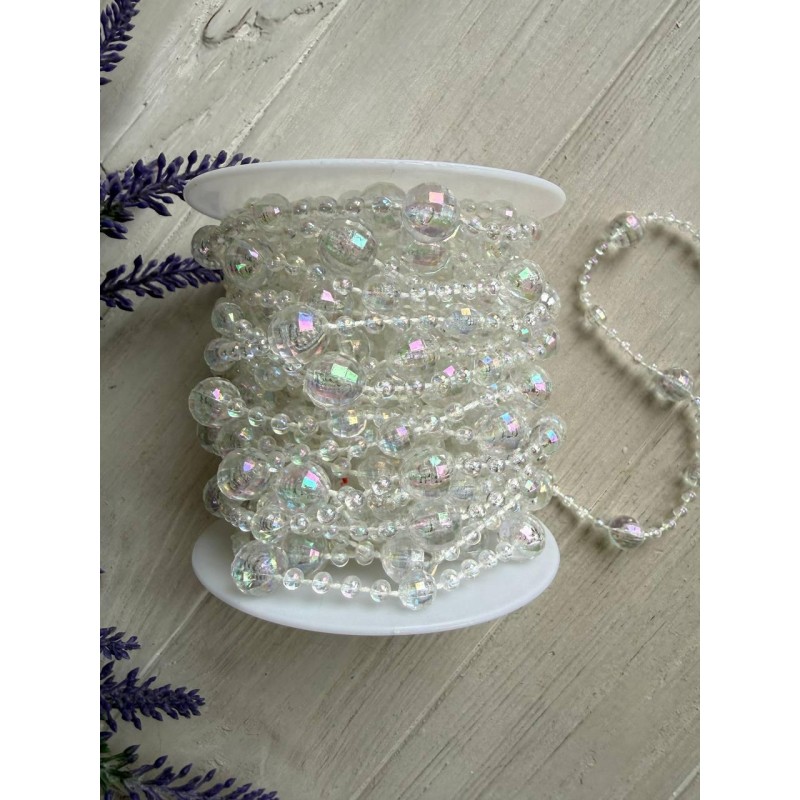 Намисто на нитці круглі " 653 "  хамелеон АВ 10  метрів