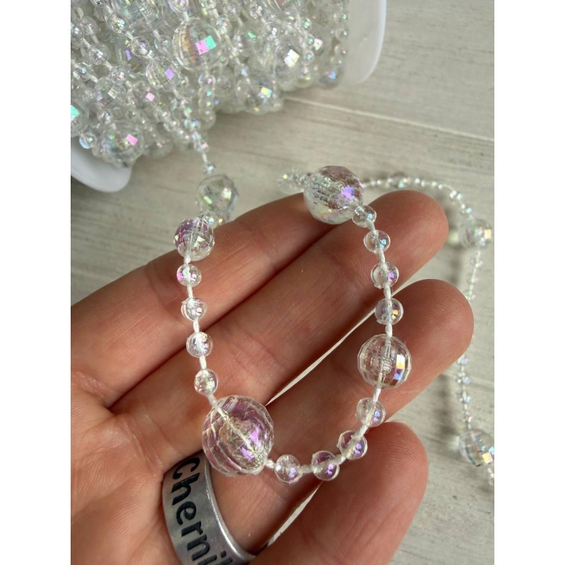 Намисто на нитці круглі " 653 "  хамелеон АВ 10  метрів