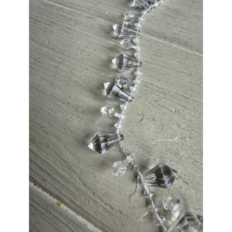Намисто на нитці Кристал , прозорі 10  метрів