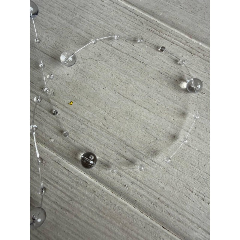 Намисто на волосіні круглі " 651" , прозорі  30 метрів