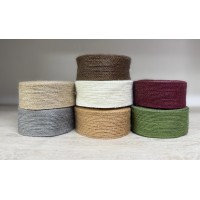 Лента мешковина 4 см коричневый 10 метров